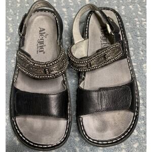 Alegria Size 36 US 6-6.5 VERONA 834 Antique Pewter Adjustable Sandal